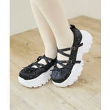 キラキラサテンバレエスニーカー | MAJESTIC LEGON  | 詳細画像12 