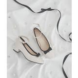 アイボリー | キルティングリボンパンプス | MAJESTIC LEGON 