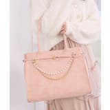 ピンク | パールチェーン2WAYトートバッグ | MAJESTIC LEGON 