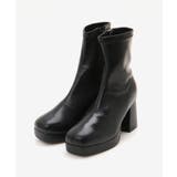 フカフカチャンキーヒールストレッチブーツ | MAJESTIC LEGON | 詳細画像18