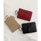 レッド | ハートモチーフチャームカードケース | MAJESTIC LEGON 