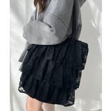 ブラック | レースティアードトートバッグ | MAJESTIC LEGON 