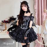 【中村里砂着用】ティアードレザーデビル《ハロウィンコスプレ9点セット》【Maly… | Malymoon | 詳細画像1