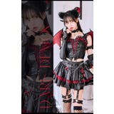 【中村里砂着用】ヴェノムリップデーモン《ハロウィンコスプレ10点セット》【Mal… | Malymoon | 詳細画像7