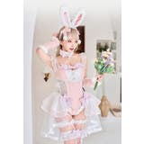 ピンク | ベルチュールツイードバニー《ハロウィンコスプレ8点セット》【Malymoon マ… | Malymoon
