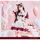 レッド | 【中村里砂着用】クリームショコララテミャオメイド《バレンタインコスプレ11点セッ… | Malymoon
