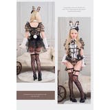 レディチェックバニーメイド《ハロウィンコスプレ12点セット》【Malymoon … | Malymoon | 詳細画像5
