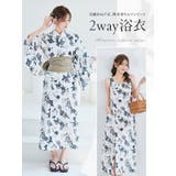 スタイリッシュモダン花柄2way浴衣《浴衣4点セット》【Malymoon マリー… | Malymoon  | 詳細画像2 