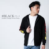 ファイヤーパターンジップパーカー | Maqua-store | 詳細画像6