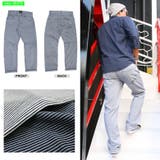 メンズ パンツ ヒッコリー ヒッコリーストライプパンツリ アルコンテンツ | Maqua-store | 詳細画像3 