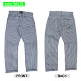 メンズ パンツ ヒッコリー ヒッコリーストライプパンツリ アルコンテンツ | Maqua-store | 詳細画像7 