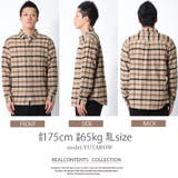チェックシャツ トップス カジュアルシャツ | Maqua-store | 詳細画像15