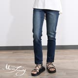 ネイビー | スキニーパンツ デニム ウエスト総ゴムフォーシーズン履けるラクラク美脚スキニー | Maria Trinity