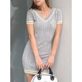 POSHハーフスリーブケーブルニットワンピース | GYDA | 詳細画像1