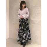 ヴィンテージフラワーティアードスカート | MERCURYDUO | 詳細画像33