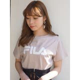 ベージュ | 【FILA MERCURYDUO別注】ロゴTシャツ | MERCURYDUO