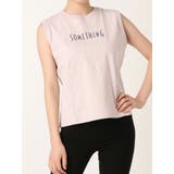 ベビーピンク | 【SOMETHING×MERCURYDUO】ノースリTシャツ | MERCURYDUO