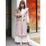 ドロップショルダーロングダッフルコート[品番：MKSW0023230  