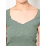 ビスチェ風コンパクトランダムリブニット | MERCURYDUO | 詳細画像34