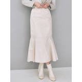 ステッチデザインタフタマーメイドスカート | MERCURYDUO | 詳細画像1 