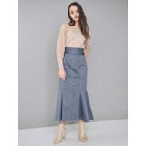 ステッチデザインタフタマーメイドスカート | MERCURYDUO | 詳細画像10 