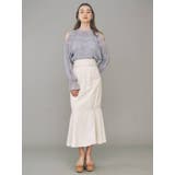 ステッチデザインタフタマーメイドスカート | MERCURYDUO | 詳細画像9 