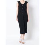 ブラック | 2WAYギャザーオープンカットワンピース | MERCURYDUO