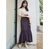 シャーリングデザインイレヘムマーメイドスカート | MERCURYDUO | 詳細画像7