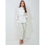 【To/】ニットビスチェドッキングシャツ | MERCURYDUO | 詳細画像3