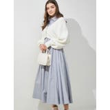 アイスブルー | ボレロニットセットシャツワンピース | MERCURYDUO