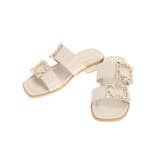 ビジューバックルフラットサンダル | MERCURYDUO | 詳細画像14