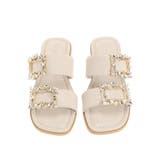 ビジューバックルフラットサンダル | MERCURYDUO | 詳細画像9