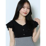 ブラック | 2WAYラッフルノースリニット | MERCURYDUO