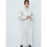 クロップドカーディガンセットマーメイドニットワンピース | MERCURYDUO | 詳細画像2