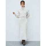 クロップドカーディガンセットマーメイドニットワンピース | MERCURYDUO | 詳細画像3