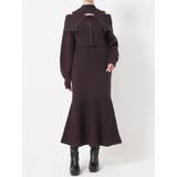 クロップドカーディガンセットマーメイドニットワンピース | MERCURYDUO | 詳細画像42