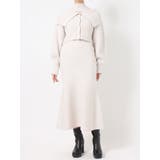 アイボリー | クロップドカーディガンセットマーメイドニットワンピース | MERCURYDUO