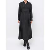 ブラック | 2WAYスリットスリーブシャツワンピース | MERCURYDUO