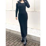 2WAYアシンメトリーツイストニットワンピース | MERCURYDUO | 詳細画像7 