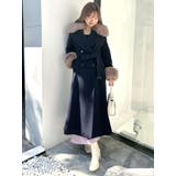 エコファー袖ウエストマークウールコート | MERCURYDUO | 詳細画像11