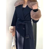 エコファー袖ウエストマークウールコート | MERCURYDUO | 詳細画像13