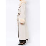 エコファー袖ウエストマークウールコート | MERCURYDUO | 詳細画像16