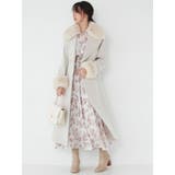 エコファー袖ウエストマークウールコート | MERCURYDUO | 詳細画像5