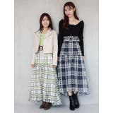 カラーチェックティアードドッキングワンピース | MERCURYDUO | 詳細画像20 