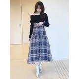 カラーチェックティアードドッキングワンピース | MERCURYDUO | 詳細画像44 