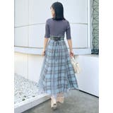 チュールレイヤードニットドッキングワンピース | MERCURYDUO | 詳細画像19 