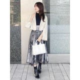 チュールレイヤードニットドッキングワンピース | MERCURYDUO | 詳細画像24 