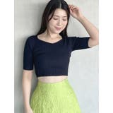 2WAY異素材BIGリボンニット | MERCURYDUO | 詳細画像18 