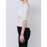 ナローストラップバックスリットリブニット | MERCURYDUO | 詳細画像29 