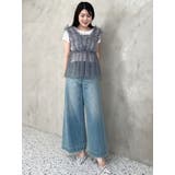 チュールフリルチュニックブラウス | MERCURYDUO | 詳細画像3